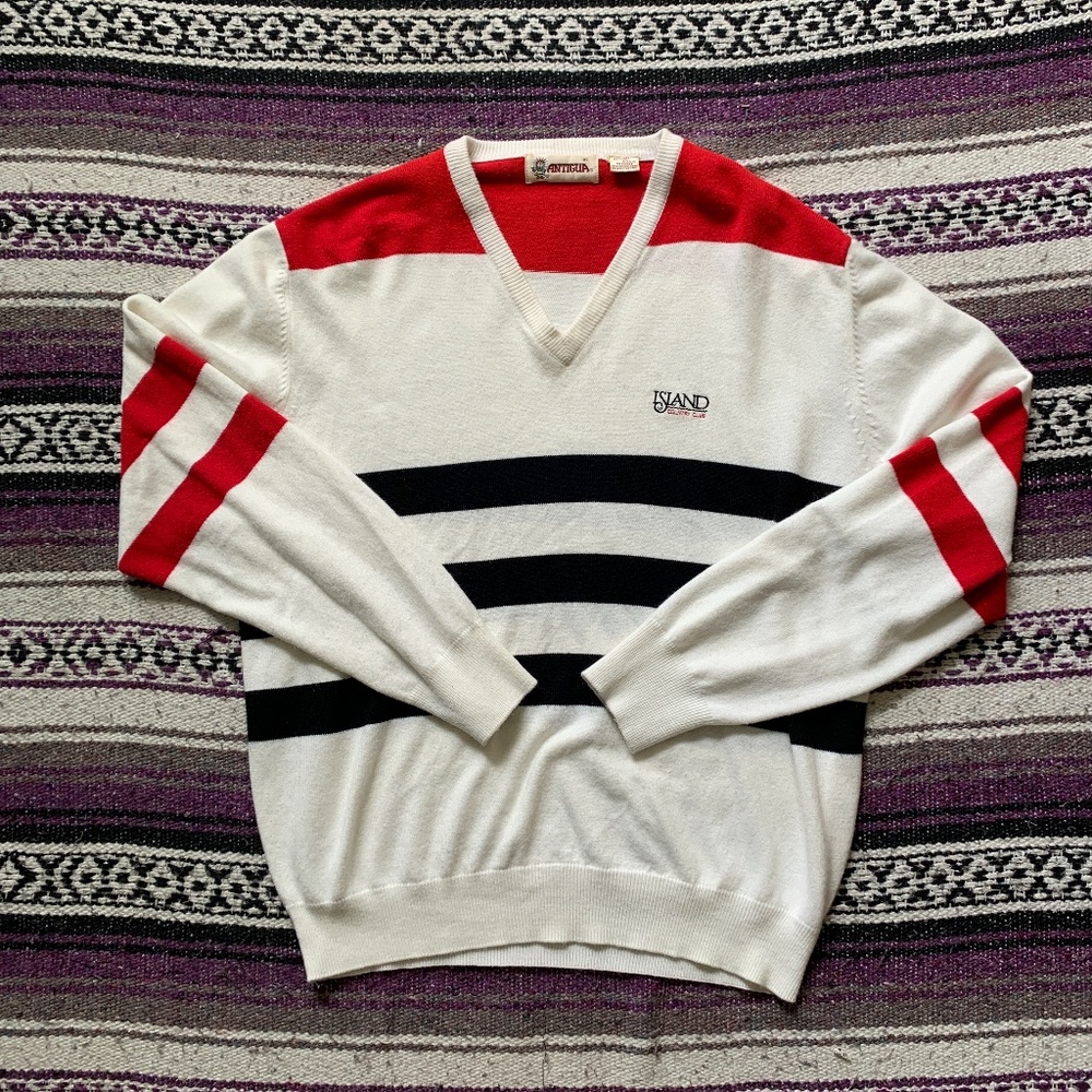 Antigua Island Country Club V-Neck Sweater